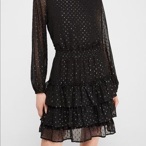 Express Tiered Mini Dress (listing is navy!)